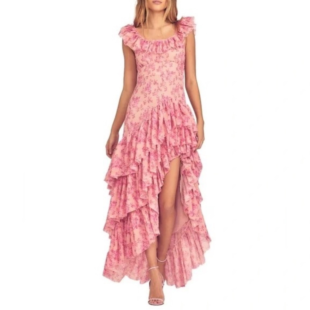 Loveshackfancy Winslow Dress In Autumn Rose Sz M